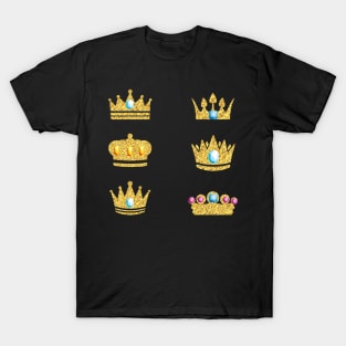 Foil Crowns Set A T-Shirt